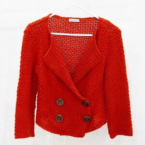 Vintage doublebreasted French cardigan